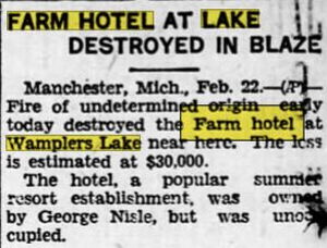 Farm Hotel - Feb 1929 Ad (newer photo)